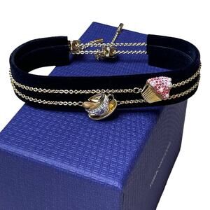 Swarovski Nicest Cupcake and Tea Cup Set Bracelet